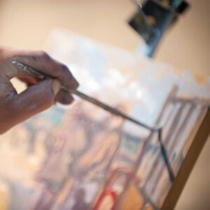 Brushes for oil paints