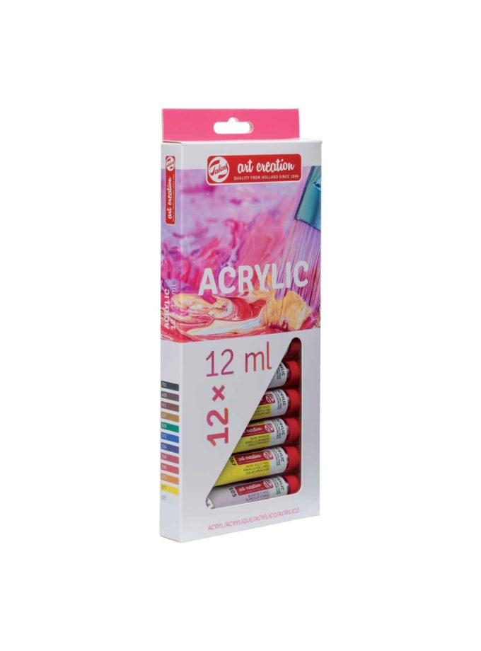 Set of 12 Acrylics Art Creation 12ml Talens