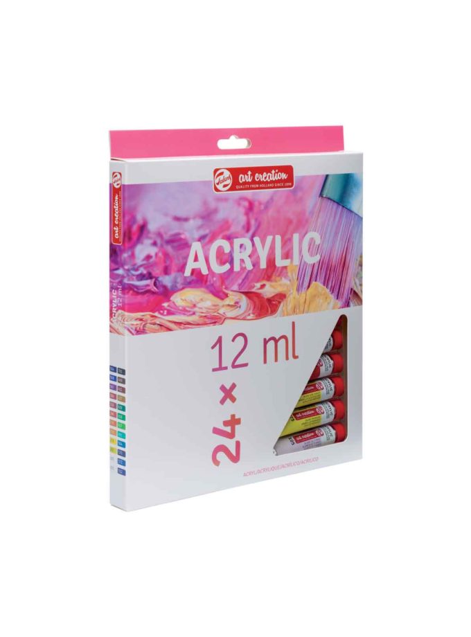 Set of 24 Acrylics Art Creation 12ml Talens