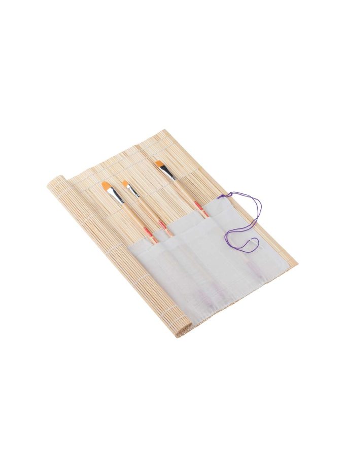 Bamboo Brush Roll Art Creation