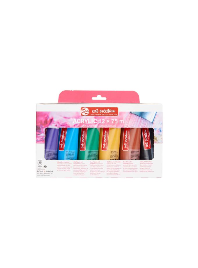Set of 12 Acrylics Art Creation 75 ml Talens