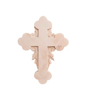 Wood-carved Iconography Cross 32x44 cm