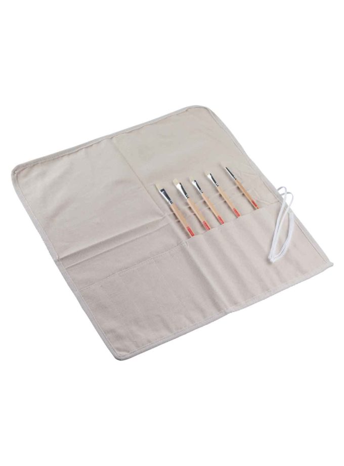Canvas Brush Roll Art Creation