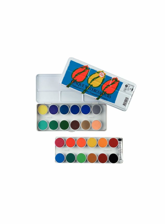 Set of 24 Watercolours Talens (Opaque)