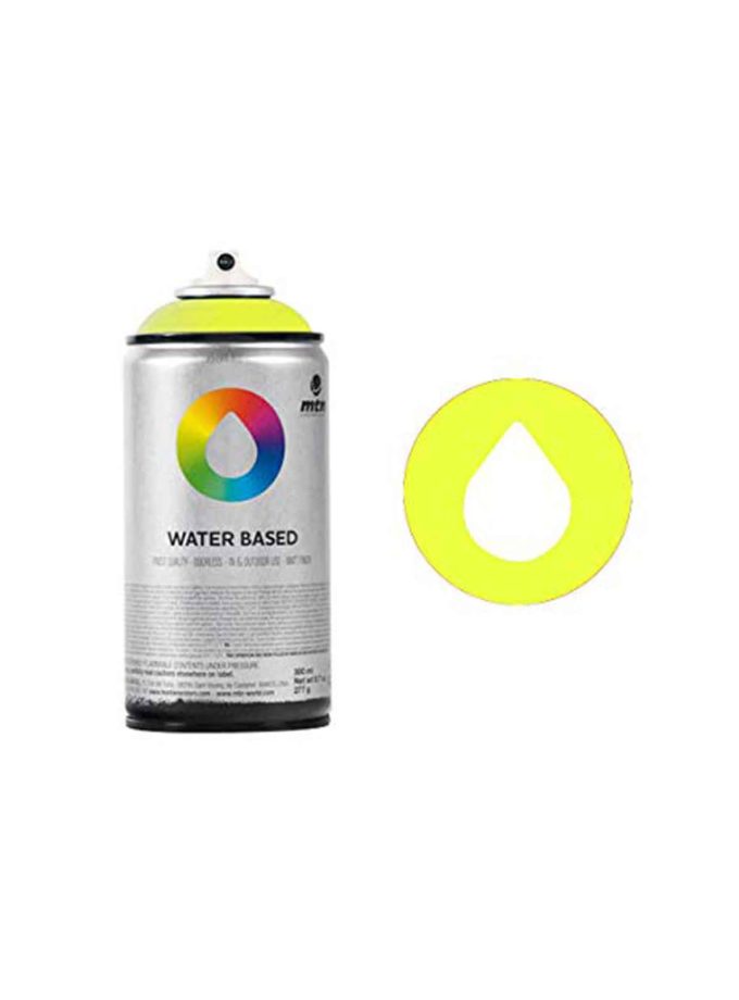 WaterBased Spray Paint 300ml Fluorescent Montana Colors