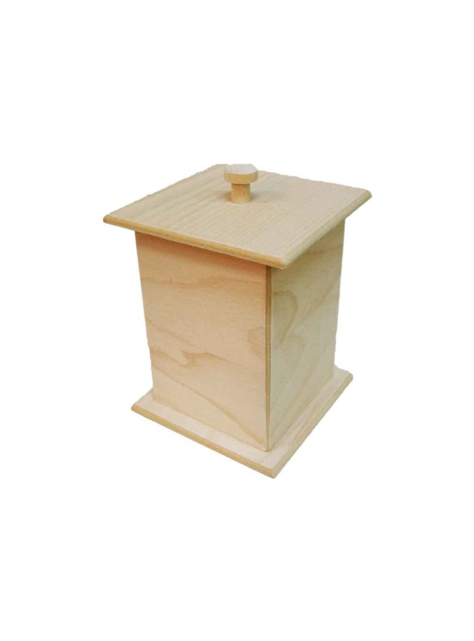 Wooden Box with Lid