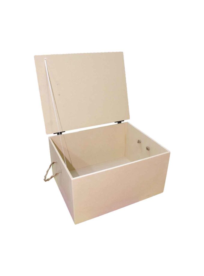 Wooden Baptism Chest with rope