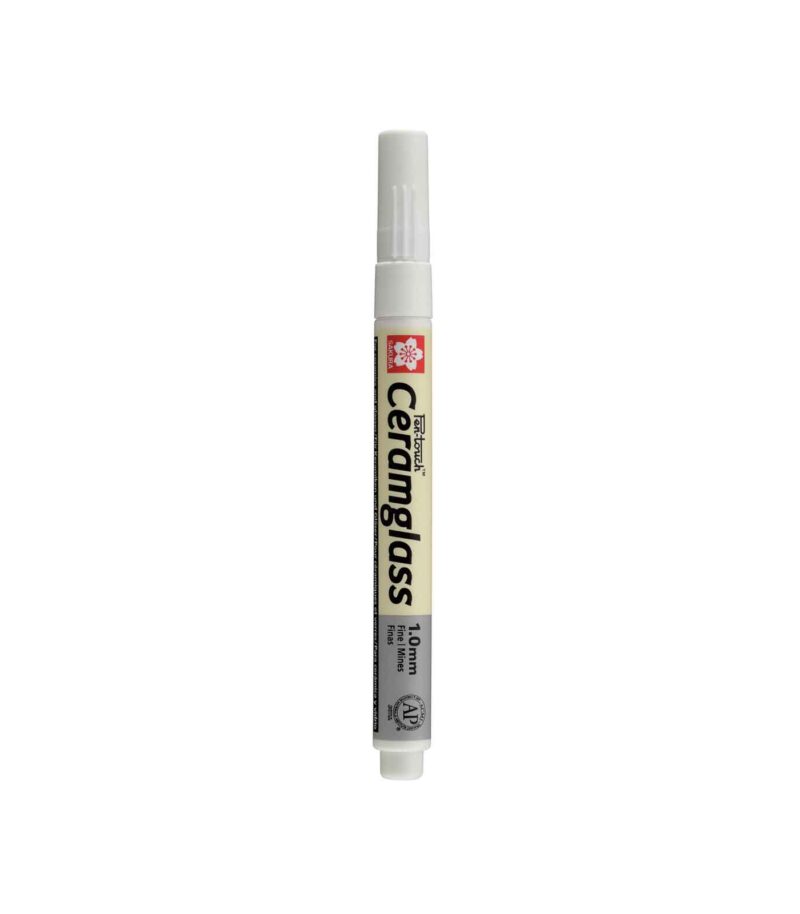 Markadoros-PenTouch-CeramGlass-1mm-White-Sakura-Art&Colour