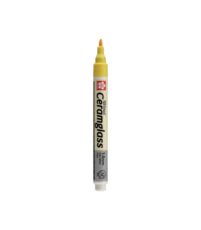 Markadoros-PenTouch-CeramGlass-1mm-Yellow-Sakura-Art&Colour