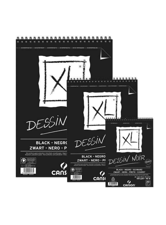 Pad Canson XL Black (Black Paper)