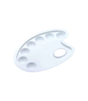 Painting Palette Plastic Oval Art Creation