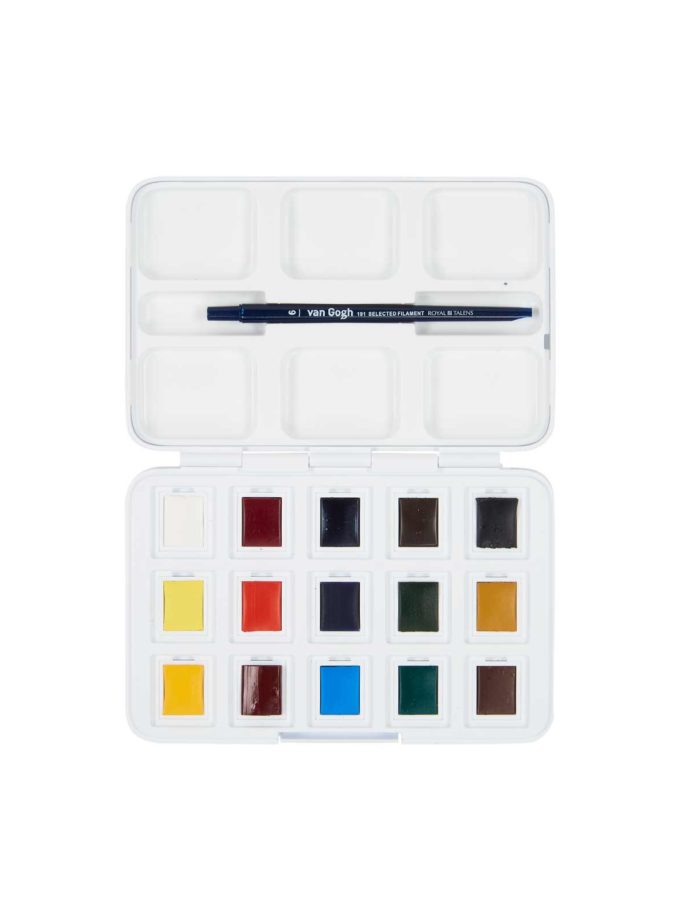 Set of 15 Watercolours Van Gogh