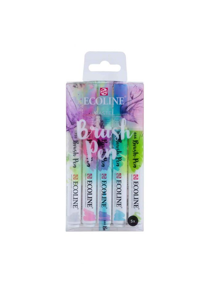 set-5-markadoroi-ecoline-brush-pen-pastel-Talens-Art&Colour-2