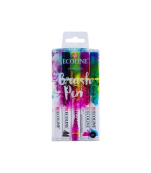 Set of 5 Brush Pens Ecoline Brush Pen Primary