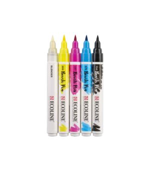 set-5-markadoroi-ecoline-brush-pen-primary-Talens-Art&Colour-2