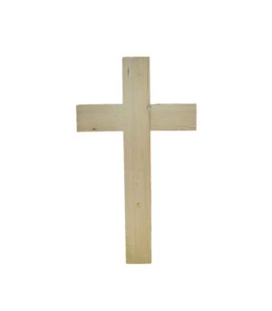 Wooden Carving for Iconography Cross Pine 26x46 cm