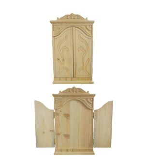 Woodcut for Iconography Carved Triptych 25x30 cm