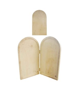 Woodcut for Iconography Carved Diptych 22x40 cm