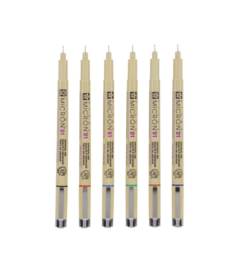 poxsdk016-markadorakia-set-6-Micron-pigma-6colours-Sakura-Art&Colour