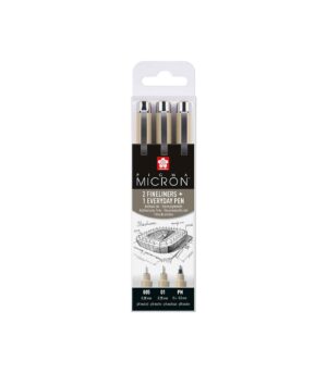 Set of 3 markers Sakura Pigma Micron Fineliners Urban