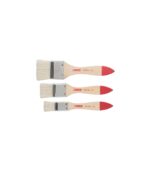 Set of 3 Flat Hog Hair Palette Brushes Art Creation