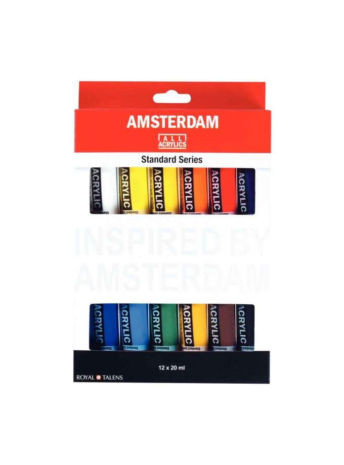 Set of 12 Acrylics Amsterdam Standard 20ml