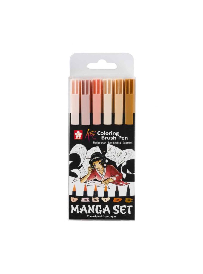 set-markadoroi-koi-coloring-brush-pen-6-Sakura-Art&Colour-