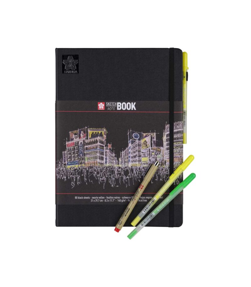 sketchbook-notebook-21×29.7-black-sakura-Art&Colour sketchbook-notebook-21x29.7-black-sakura-Art&Colour