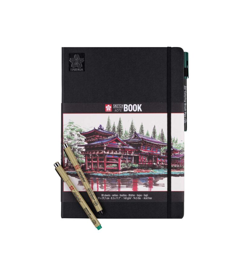 sketchbook-notebook-21x29.7-white-sakura-Art&Colour