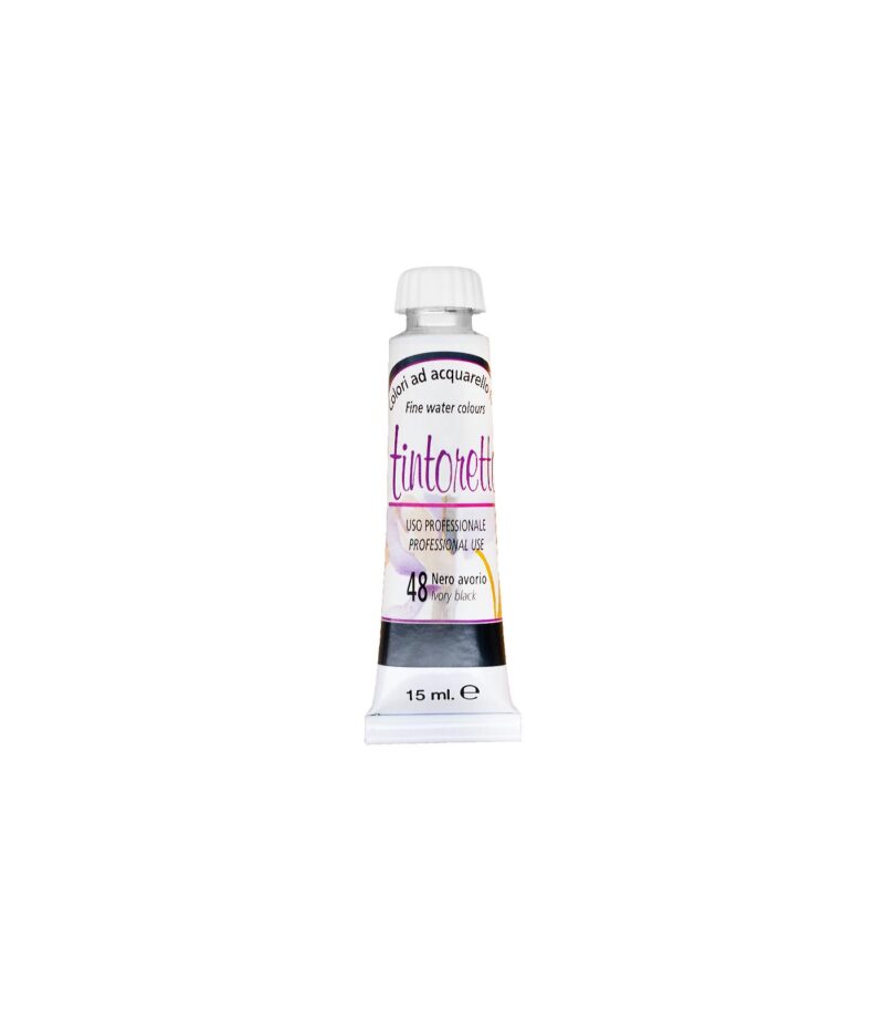 Akouarela-Neroxroma-solinario-15ml-Ferrario-Art&Colour-Tintoretto 6