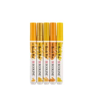 Set of 5 Brush Pens Ecoline Earth