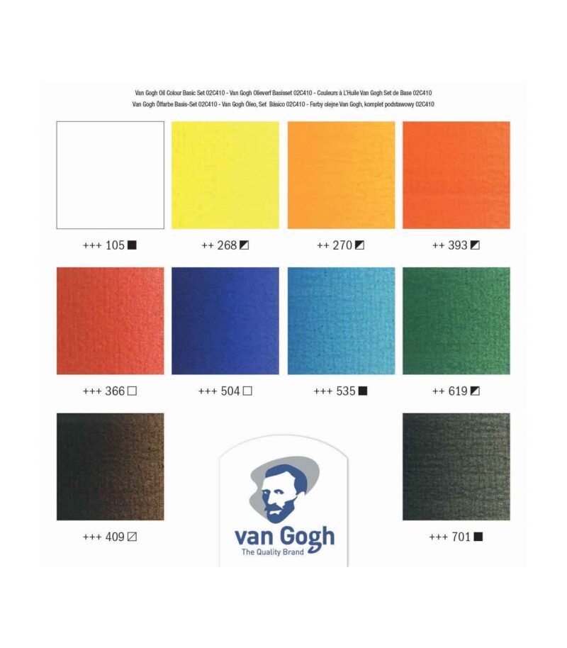 set-10-ladoxromata-van-gogh-20ml-Talens-Art&Colour-ColorCard