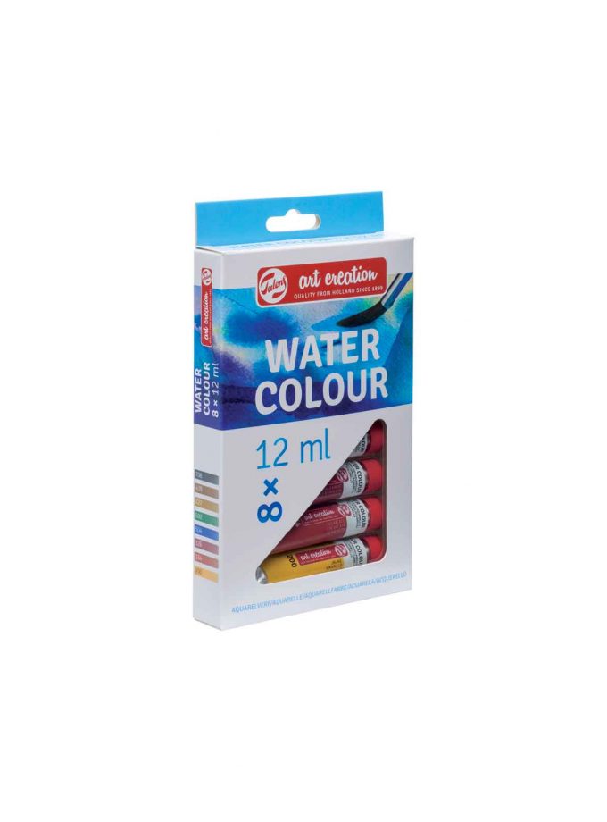 Set of 8 Watercolours Art Creation 12ml Talens