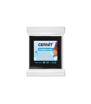 Polymer Clay Cernit Number One Black 250gr