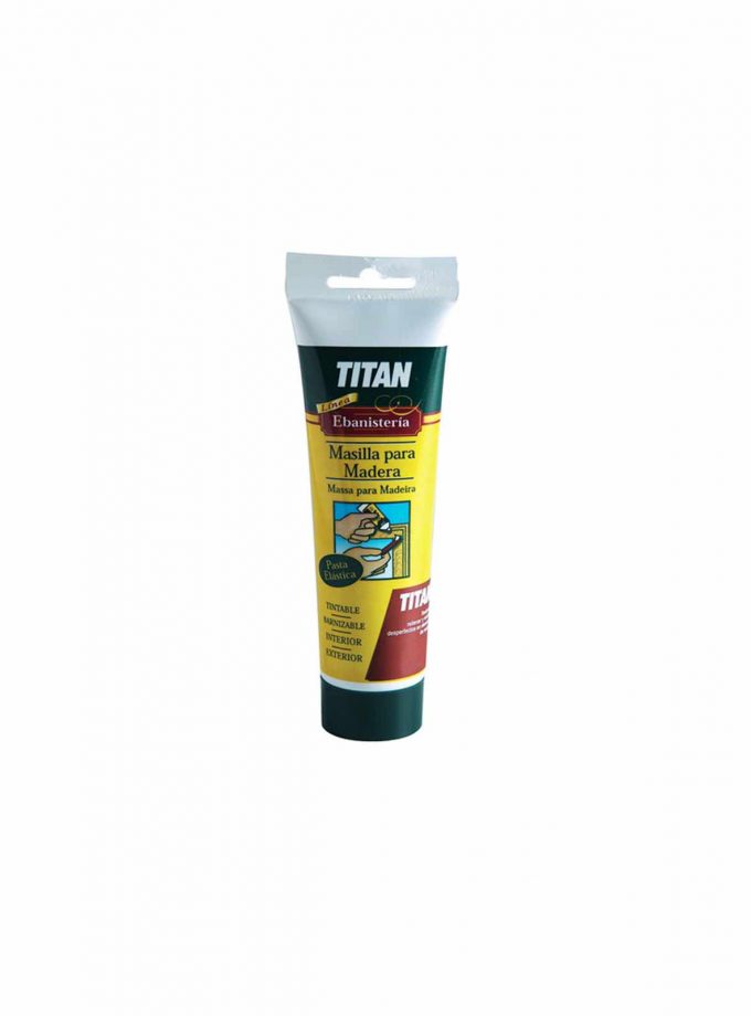 Water-Based Wood Filler Masilla Madera TITAN 125 ml
