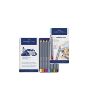 Set of 12 Watercolour Pencils Goldfaber Aqua
