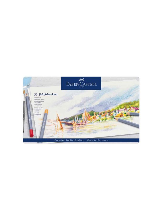 Set of 36 Watercolour Pencils Goldfaber Aqua