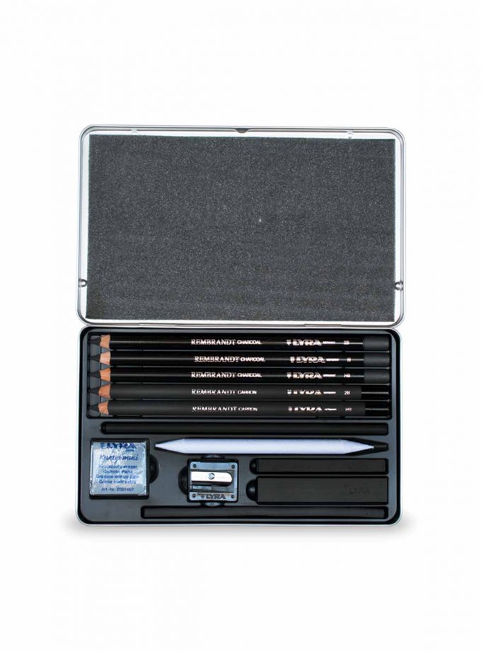 Set Rembrandt Charcoal 11 pieces Lyra