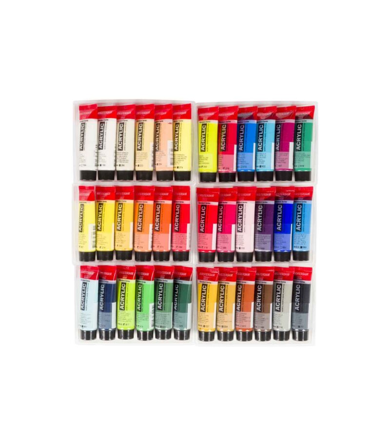 Set-36x20ml-Amsterdam-Acrylics-General-Selection-Art&Colour