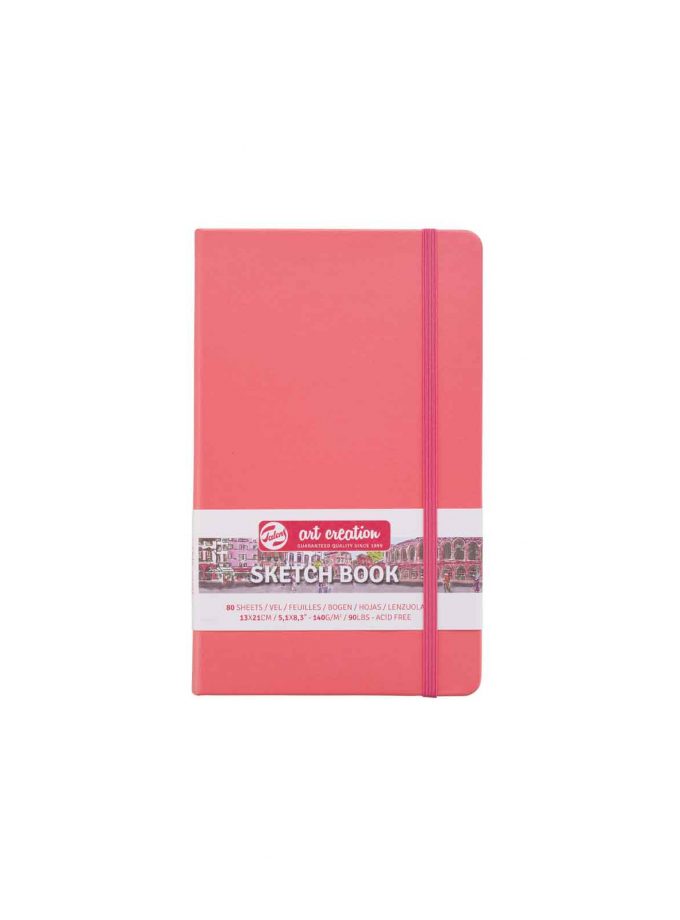 Sketchbook Art Creation Coral Red