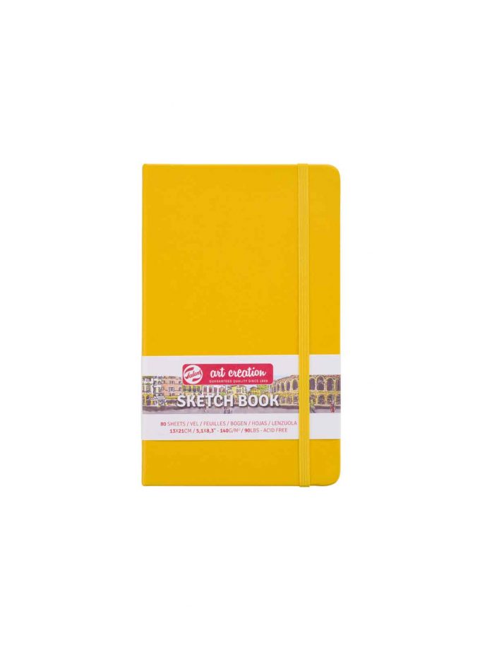 Sketchbook Art Creation Golden Yellow