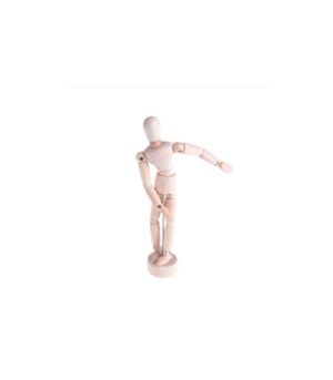 Jointed wooden Mannequin 20 cm