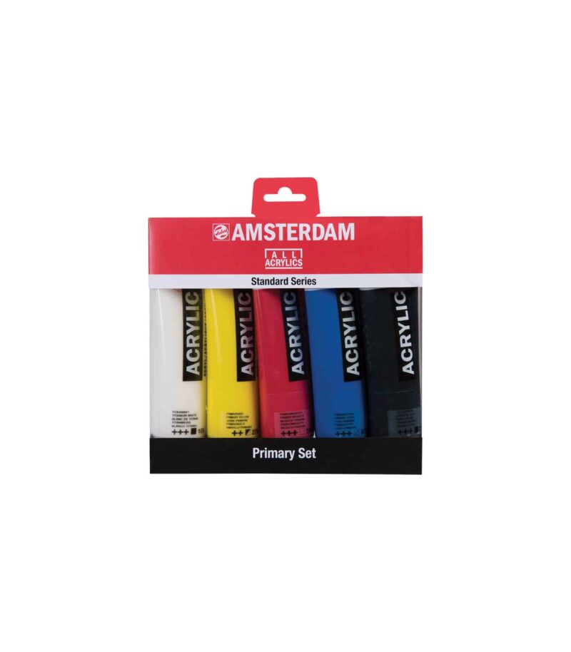 Set-5-akrulika-120ml-Amstardam-standard-Primary-Talens-Art&Colour
