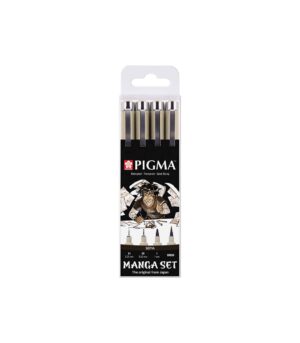 Set of 4 Pens Manga Sakura Pigma Sepia