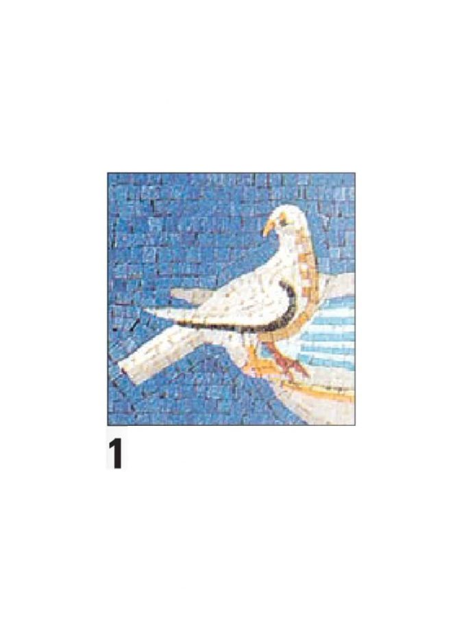 Mosaic Set IL MOSAICO 13x12cm No.1 Dove