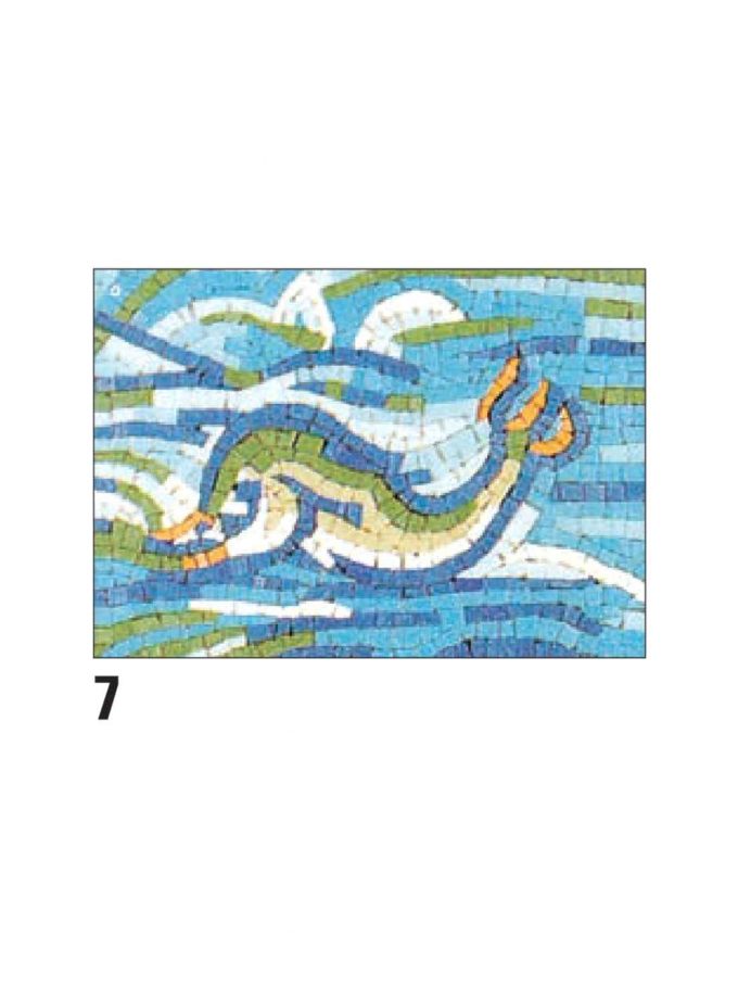 Mosaic Set IL MOSAICO 17x24cm No.7 Dolphin