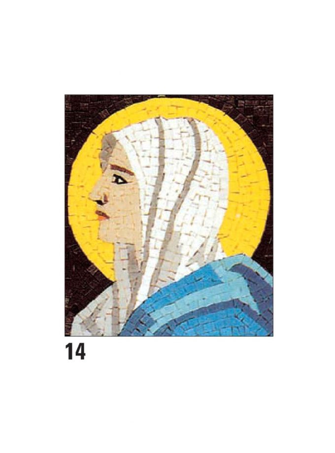 Mosaic Set IL MOSAICO 27x23cm No.14 Madonna