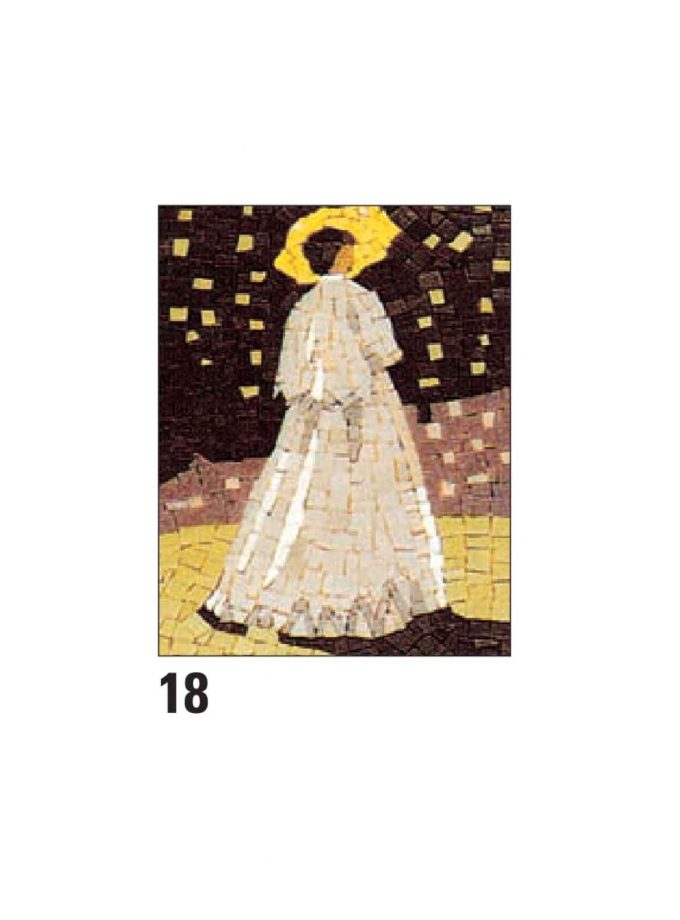 Mosaic Set IL MOSAICO 26x16cm No.18 Woman with Umbrella