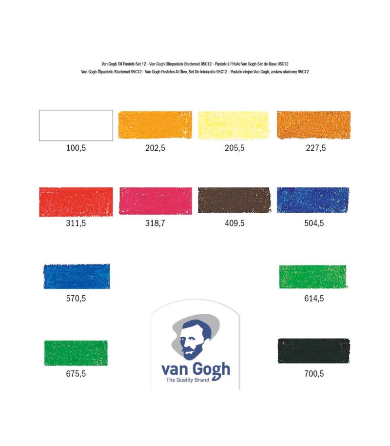 set-12-oil-pastel-van-gogh-Talens-Art&Colour-colorcard