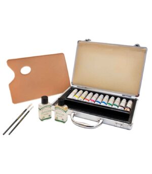 Painting Case with 11 Oil Colours Van Dyck